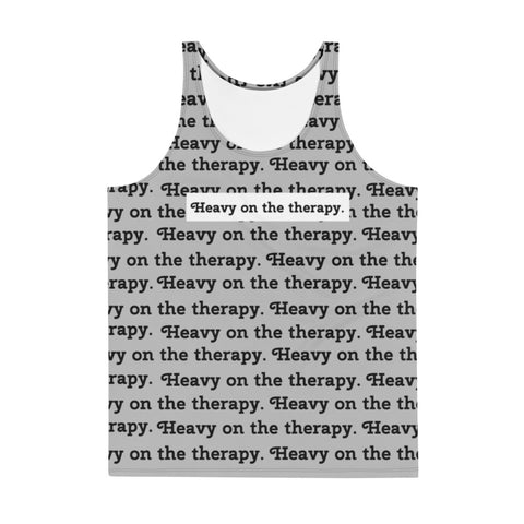 Heavy on the Therapy Unisex Tank Top