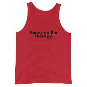 Heavey on the Therapy Unisex Tank Top