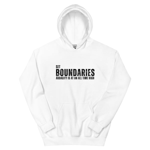 Set Boundaries Hoodie (Black Print)