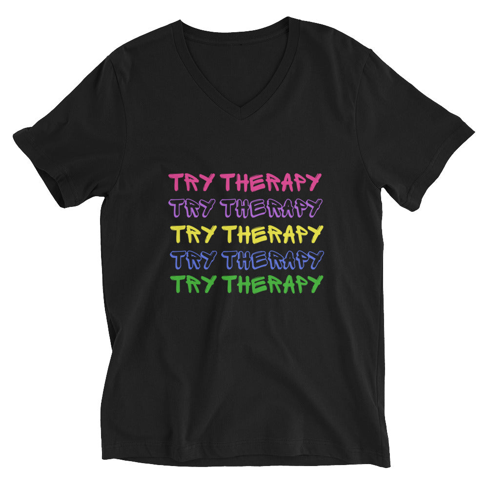 TRY THERAPY X5 V-Neck T