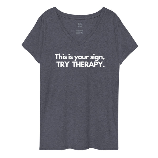 This your sign V-neck T